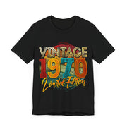 Vintage 1970 Limited Edition Tee, Retro Shirt, 70s Nostalgia, Gift for Him or Her, Casual Wear, Birthday Celebration
