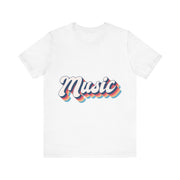 Music Vibes Unisex Jersey Tee, Perfect for Music Lovers, Casual Wear, Gift for Musicians, Concert Fashion, Everyday Comfort