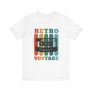 Retro Vintage Cassette T-Shirt for Music Lovers, Casual Outfit, Gift for Him/Her, 80s/90s Nostalgia, Unisex Graphic Tee