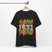 Vintage 1971 Limited Edition Unisex Tee, Retro Shirt, Birthday Gift 1971, Casual Wear, Vintage Style T-Shirt, Unique Apparel