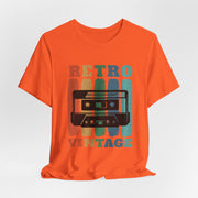 Retro Vintage Cassette T-Shirt for Music Lovers, Casual Outfit, Gift for Him/Her, 80s/90s Nostalgia, Unisex Graphic Tee