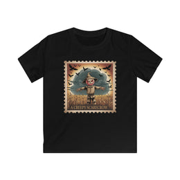 Creepy Scarecrow Kids Tee, Halloween Shirt