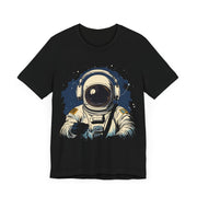Space Explorer Graphic Tee - Unisex Jersey Short Sleeve Shirt, Astronaut Design, Gift for Space Lovers, Casual Wear, Astronomy Gift
