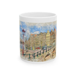 Custom Mug - Amsterdam City Mug by Mynameispod