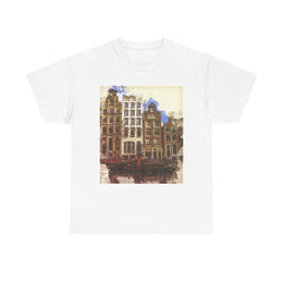 Custom T-Shirt - Amsterdam Impression T-Shirt – Unisex Cotton Tee by Mynameispod