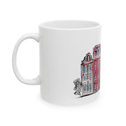 Custom Mug - Amsterdam Skyline Ceramic Mug by Mynameispod