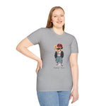 Custom T-Shirt - Bearly Hip: Unisex Softstyle Tee by Mynameispod