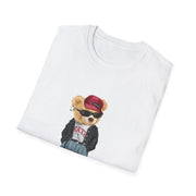 Custom T-Shirt - Bearly Hip: Unisex Softstyle Tee by Mynameispod