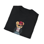 Custom T-Shirt - Bearly Hip: Unisex Softstyle Tee by Mynameispod