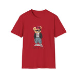 Custom T-Shirt - Bearly Hip: Unisex Softstyle Tee by Mynameispod