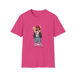 Custom T-Shirt - Bearly Hip: Unisex Softstyle Tee by Mynameispod