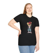 Custom T-Shirt - Bearly Hip: Unisex Softstyle Tee by Mynameispod