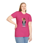Custom T-Shirt - Bearly Hip: Unisex Softstyle Tee by Mynameispod