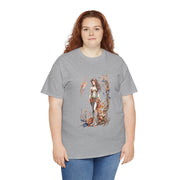 Bohemian Goddess Unisex Tee with artistic graphic design for casual wear, perfect gift for her, My Name Is POD.