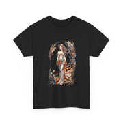 Bohemian Goddess graphic tee for casual wear, featuring vibrant designs, perfect summer style, My Name Is POD.