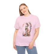Bohemian Goddess Unisex Tee in pink, perfect for casual wear and summer style. My Name Is POD