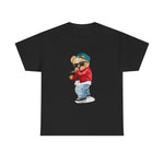 Custom T-Shirt - Chill Bear Hip - Hop Cotton Tee by Mynameispod