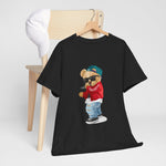 Custom T-Shirt - Chill Bear Hip - Hop Cotton Tee by Mynameispod