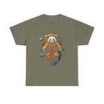 Custom T-Shirt - Cosmic Panda Adventure Tee - Unisex Cotton Style by Mynameispod