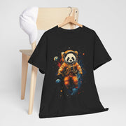 Custom T-Shirt - Cosmic Panda Adventure Tee - Unisex Cotton Style by Mynameispod