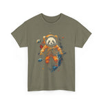 Custom T-Shirt - Cosmic Panda Adventure Tee - Unisex Cotton Style by Mynameispod