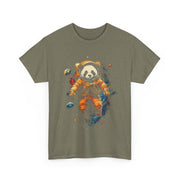 Custom T-Shirt - Cosmic Panda Adventure Tee - Unisex Cotton Style by Mynameispod