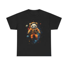 Custom T-Shirt - Cosmic Panda Adventure Tee - Unisex Cotton Style by Mynameispod