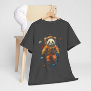 Custom T-Shirt - Cosmic Panda Adventure Tee - Unisex Cotton Style by Mynameispod