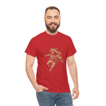 Custom T-Shirt - Cosmic Raccoon Tee: Quirky Cotton for All Occasions by Mynameispod