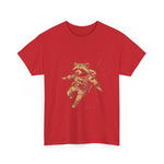 Custom T-Shirt - Cosmic Raccoon Tee: Quirky Cotton for All Occasions by Mynameispod