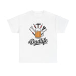 Custom T-Shirt - Dad Life Heavy Cotton Tee, Funny Dad Shirt, Gift for Father's Day, Unisex Tee, Casual Wear, Dad Joke Shirt by Mynameispod