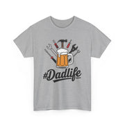 Custom T-Shirt - Dad Life Heavy Cotton Tee, Funny Dad Shirt, Gift for Father's Day, Unisex Tee, Casual Wear, Dad Joke Shirt by Mynameispod