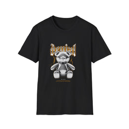 Custom T-Shirt - Denial Teddy Unisex Softstyle Tee - Trendy Casual Wear by Mynameispod