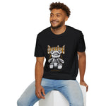 Custom T-Shirt - Denial Teddy Unisex Softstyle Tee - Trendy Casual Wear by Mynameispod