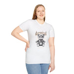 Custom T-Shirt - Denial Teddy Unisex Softstyle Tee - Trendy Casual Wear by Mynameispod