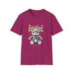 Custom T-Shirt - Denial Teddy Unisex Softstyle Tee - Trendy Casual Wear by Mynameispod