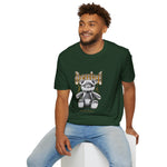 Custom T-Shirt - Denial Teddy Unisex Softstyle Tee - Trendy Casual Wear by Mynameispod