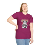 Custom T-Shirt - Denial Teddy Unisex Softstyle Tee - Trendy Casual Wear by Mynameispod