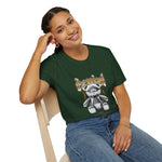 Custom T-Shirt - Denial Teddy Unisex Softstyle Tee - Trendy Casual Wear by Mynameispod