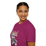 Custom T-Shirt - Denial Teddy Unisex Softstyle Tee - Trendy Casual Wear by Mynameispod