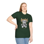 Custom T-Shirt - Denial Teddy Unisex Softstyle Tee - Trendy Casual Wear by Mynameispod