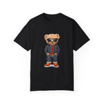 Custom T-Shirt - Denim Bear Graphic Tee - Unisex Garment - Dyed T-Shirt by Mynameispod