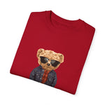 Custom T-Shirt - Denim Bear Graphic Tee - Unisex Garment - Dyed T-Shirt by Mynameispod
