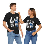 Custom T-Shirt - DNA Vibe Unisex Tee - Short Sleeve Jersey Shirt by Mynameispod