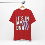 Custom T-Shirt - DNA Vibe Unisex Tee - Short Sleeve Jersey Shirt by Mynameispod
