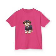 Custom Kids clothes - Doggie Dapper Kids Tee - Perfect for Pup Lovers! by Mynameispod