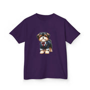 Custom Kids clothes - Doggie Dapper Kids Tee - Perfect for Pup Lovers! by Mynameispod