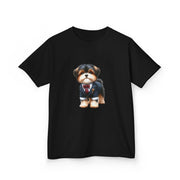 Custom Kids clothes - Doggie Dapper Kids Tee - Perfect for Pup Lovers! by Mynameispod