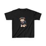 Custom Kids clothes - Doggie Dapper Kids Tee - Perfect for Pup Lovers! by Mynameispod