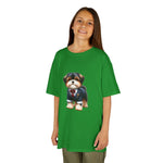 Custom Kids clothes - Doggie Dapper Kids Tee - Perfect for Pup Lovers! by Mynameispod